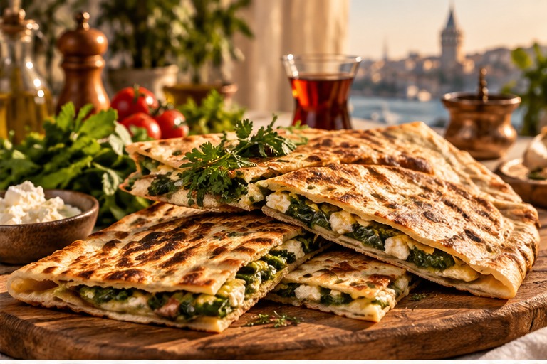 Traditional gözleme